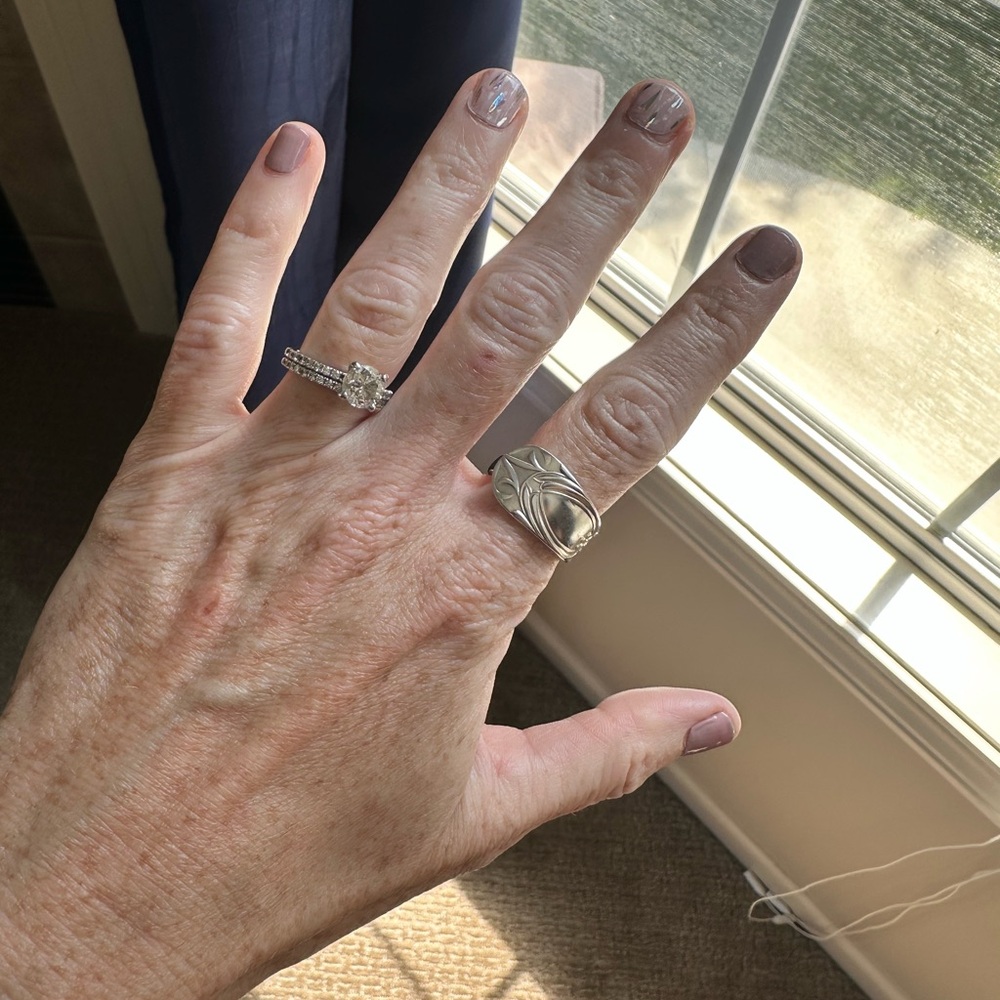 Silver Plated Spoon Ring - Picture 10 of 14
